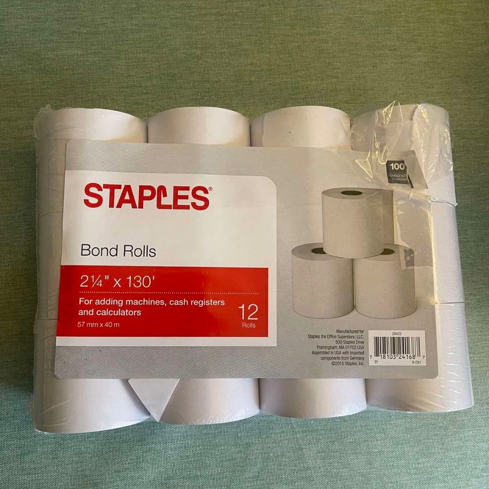 STAPLES Bond Rolls